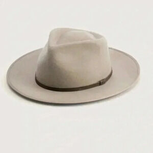 Will+Bear Calloway Fawn | Felt Fedora Hat Unisex 100 % Wool